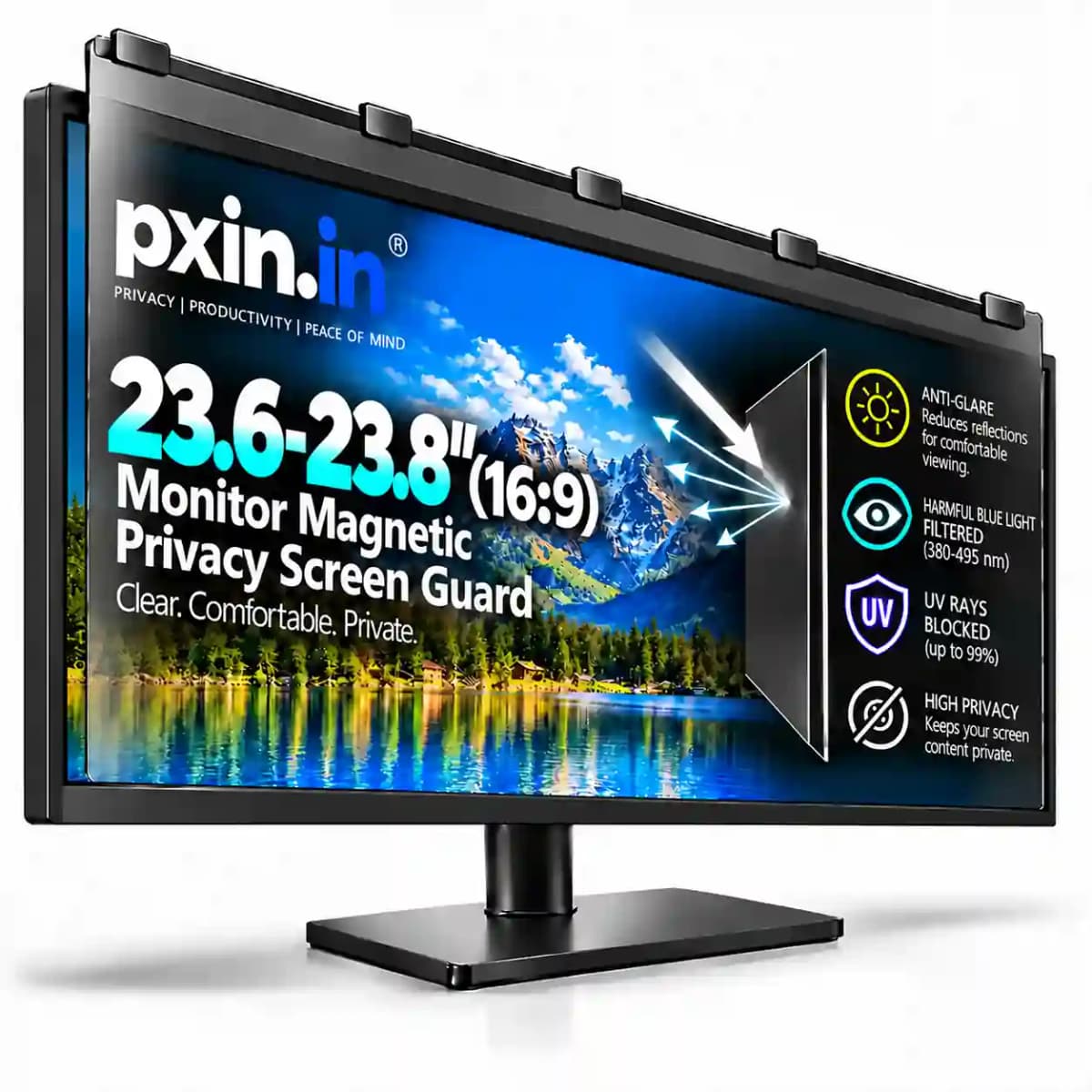 23.6-23.8-169-Inches-Magnetic- Monitor-Privacy-Screen-Guard