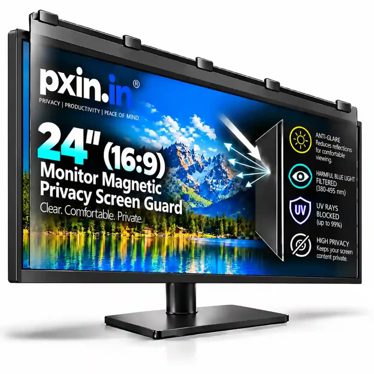 24-169-Inches-Magnetic- Monitor-Privacy-Screen-Guard