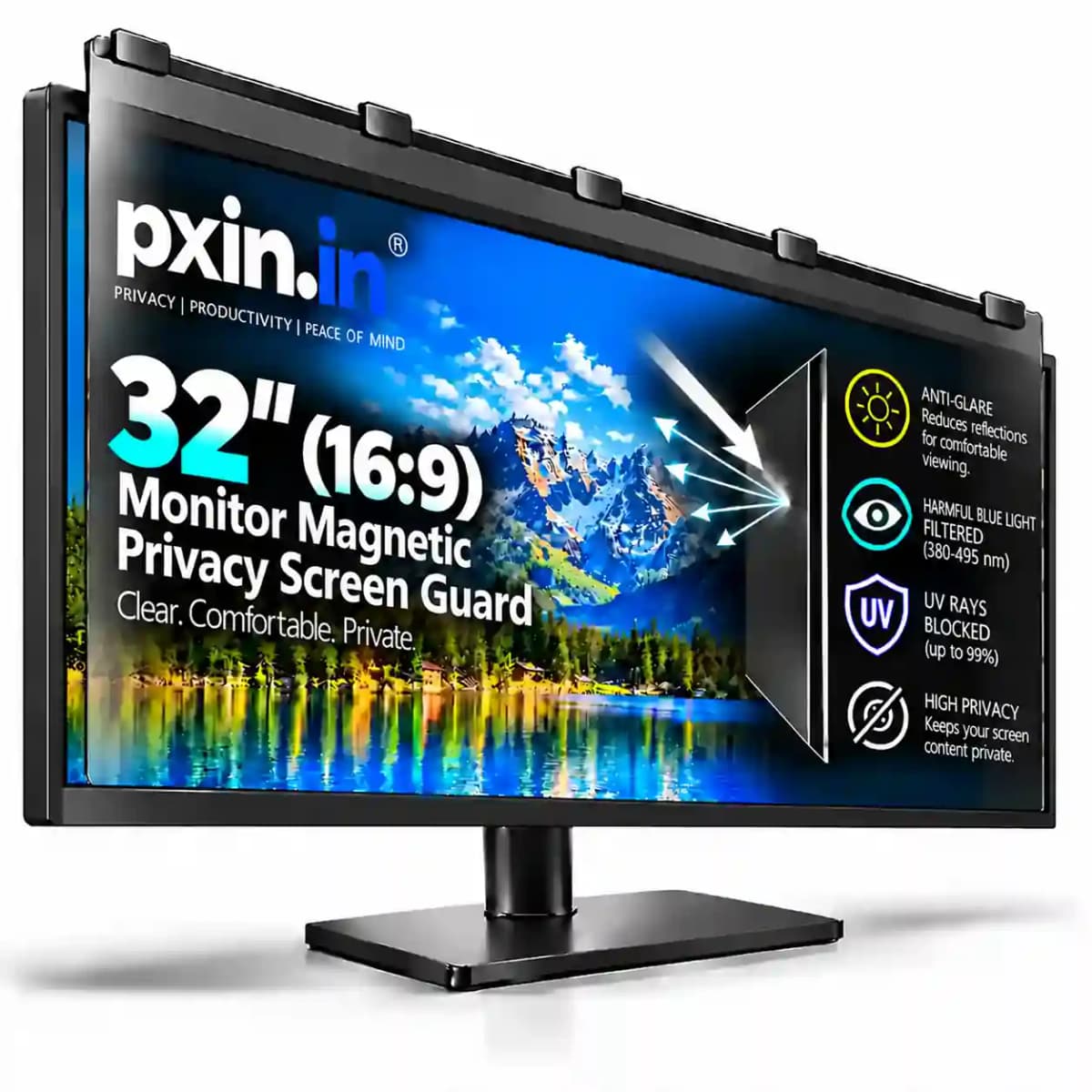 32-169-Inches-Magnetic- Monitor-Privacy-Screen-Guard