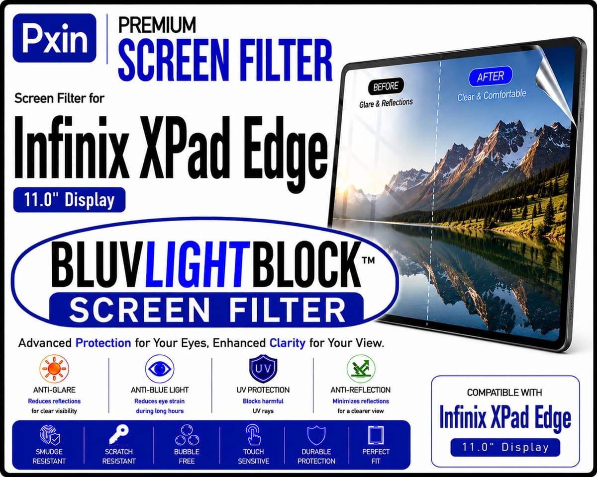 Anti Blue Light & Anti Glare Screen Guard for Infinix XPad Edge - Image 1