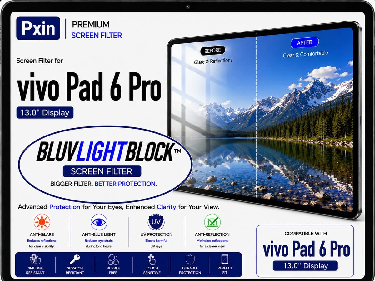 Anti Blue Light & Anti Glare Screen Guard for Vivo Pad 6 Pro - Image 1