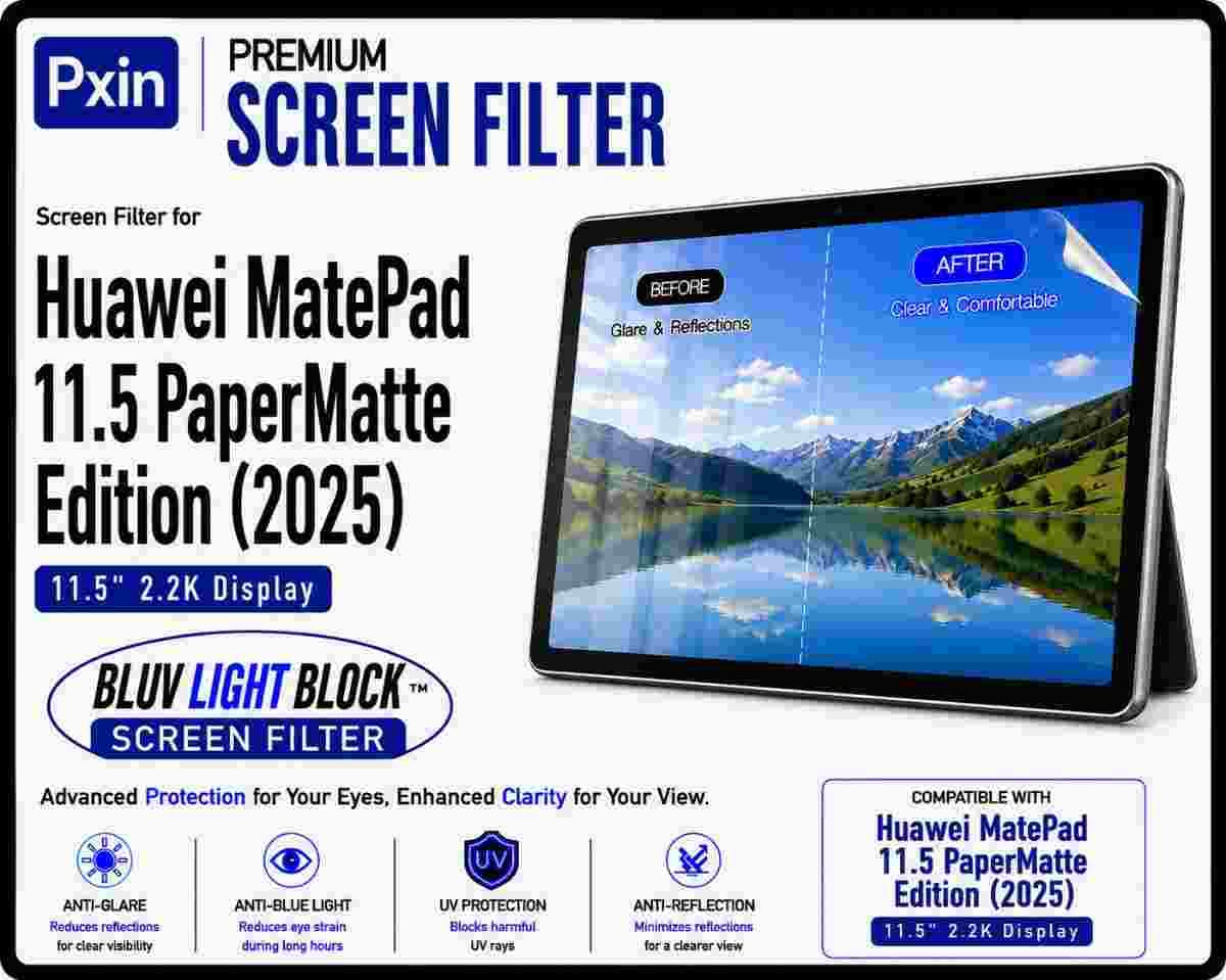 Anti Blue Light & Anti Glare Screen Guard for Huawei MatePad 11.5 PaperMatte Edition (2025) - Image 1