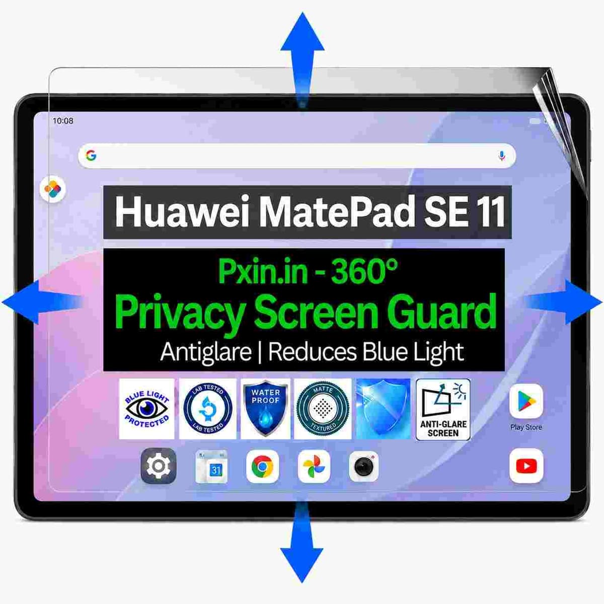 Privacy Screen Guard (Anti-Blue & Anti-Glare) for Huawei MatePad SE 11 - Image 1