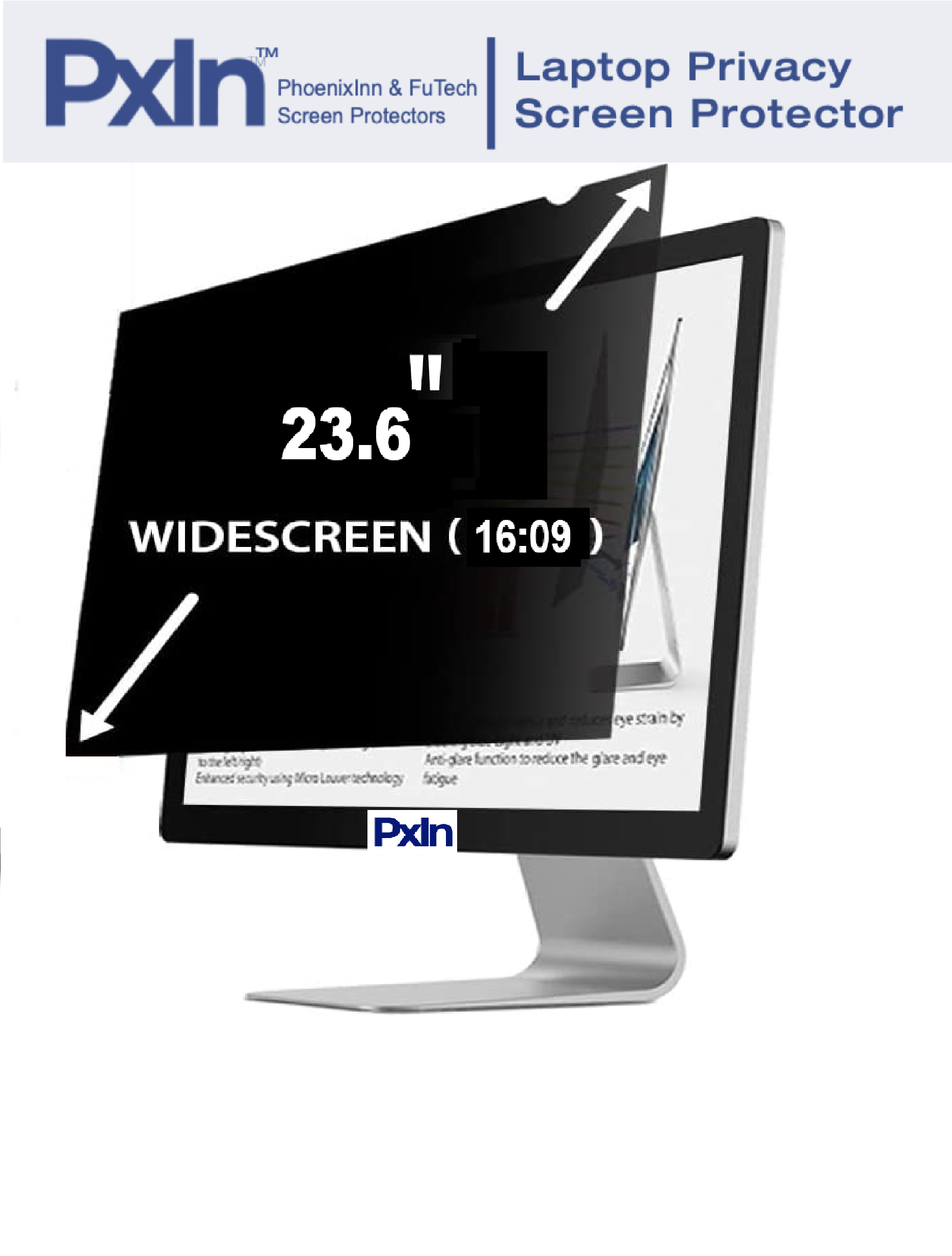 BenQ upscreen Privacy Screen Filter for BenQ BL2423PT Protector Anti-Spy Anti-Glare 4062481030637 