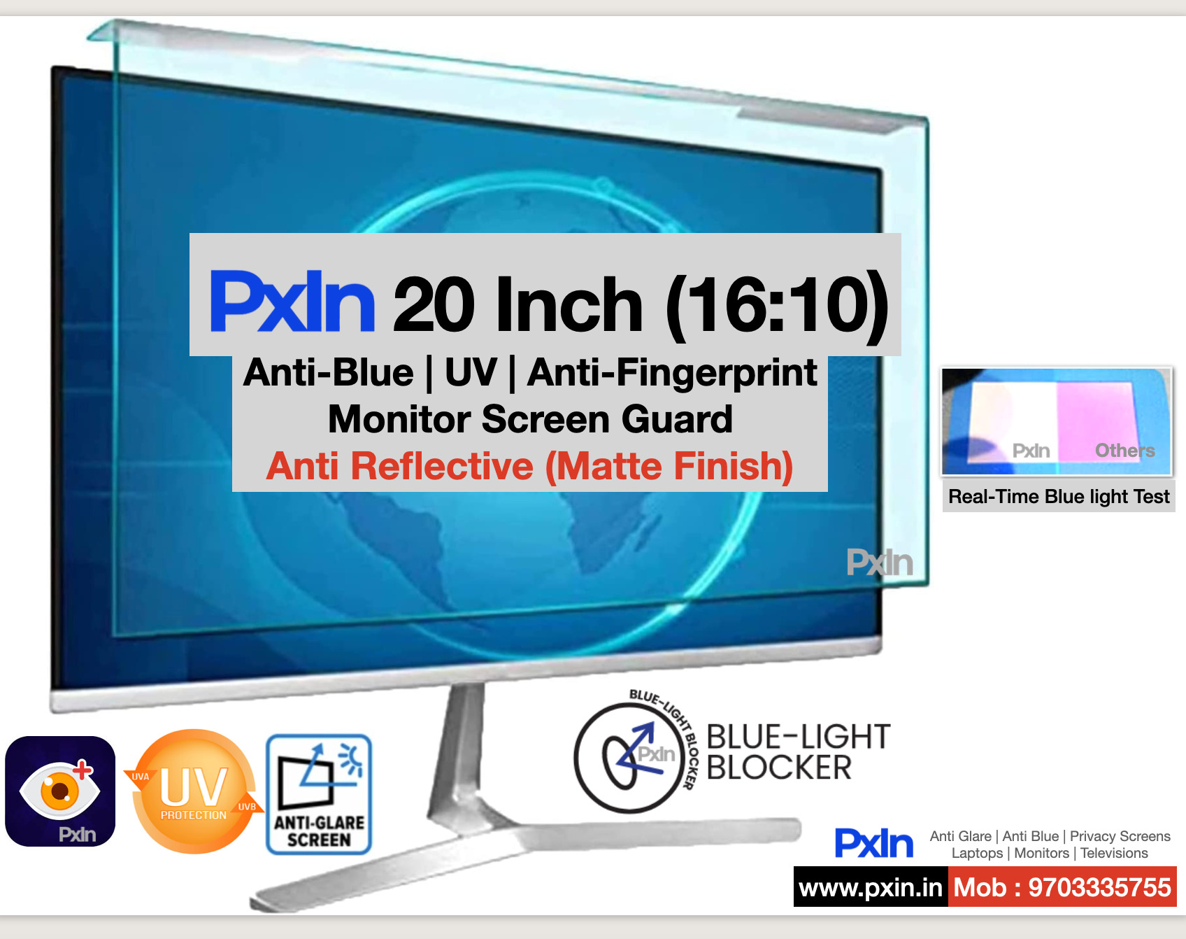 20 Inch (16:10) Monitor Screen Guard