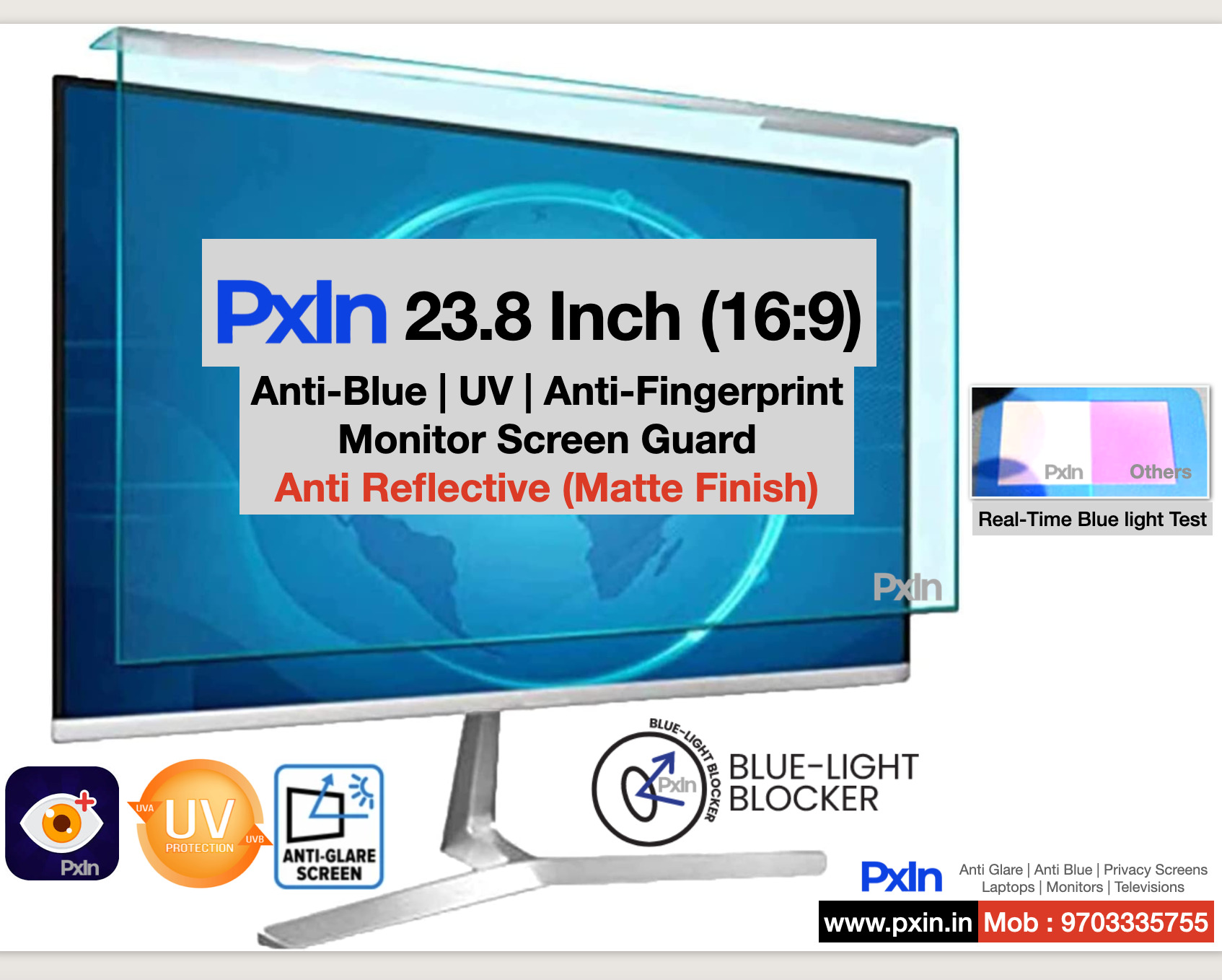 23.8 inch (16:9) Monitor Screen Guard