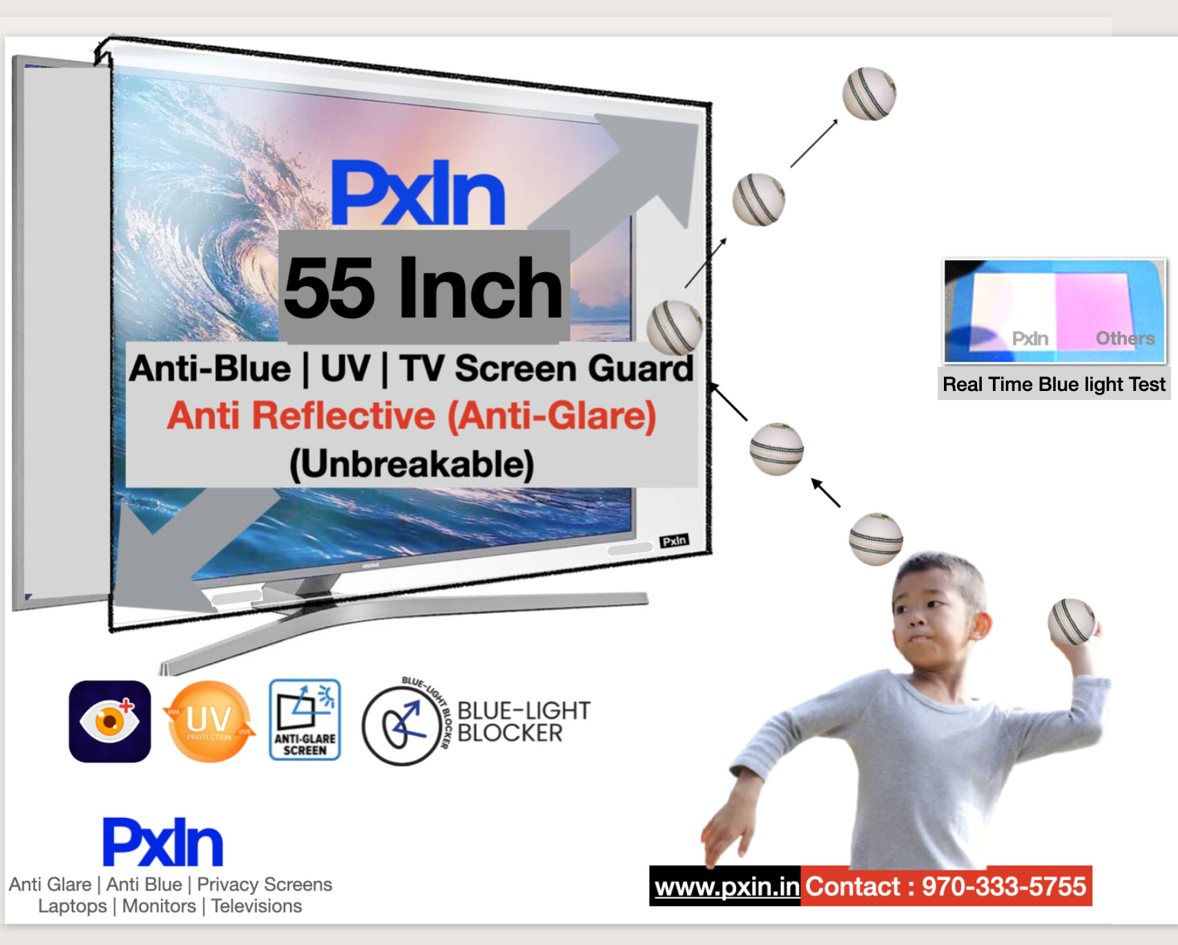 55 Inch TV Screen Protector