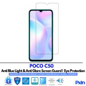 POCO C50 Anti Blue light screen guard