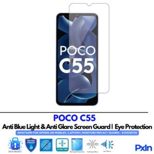 POCO C55 Anti Blue light screen guard