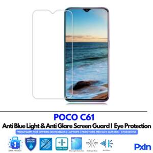 POCO C61 Anti Blue light screen guard