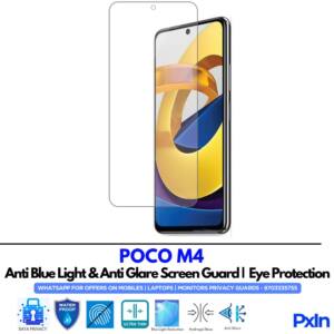 POCO M4 Anti Blue light screen guard