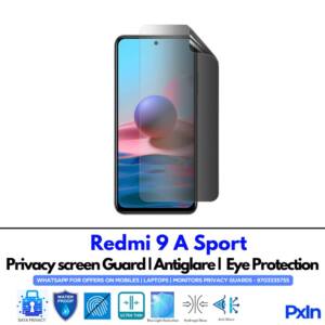 Redmi 9 A Sport Privacy Screen Guard