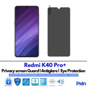 Redmi K40 Pro Plus Privacy Screen Guard