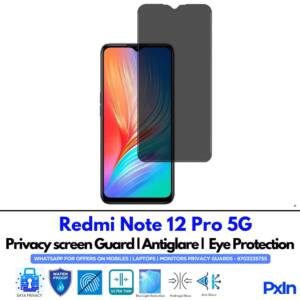 Redmi Note 12 Pro 5G Privacy Screen Guard