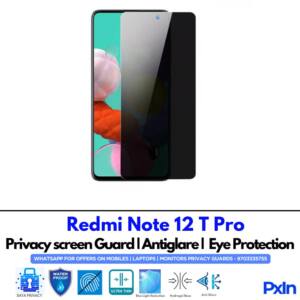 Redmi Note 12 T Pro Privacy Screen Guard