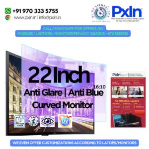 22 Inch(16:10) curved monitor Anti glare and Anti Bluelight screen guard