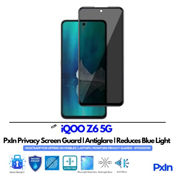 iQOO Z6 5G Privacy Screen Guard