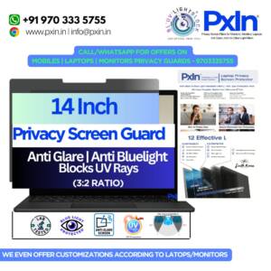 PxIn 14 Inch (3:2) Privacy Screen Filter