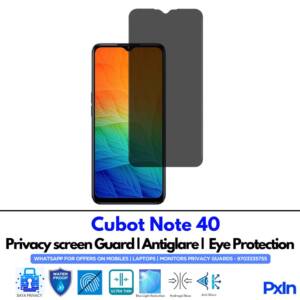 Cubot Note 40 Privacy Screen Guard