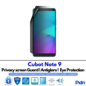 Cubot Note 9 Privacy Screen Guard