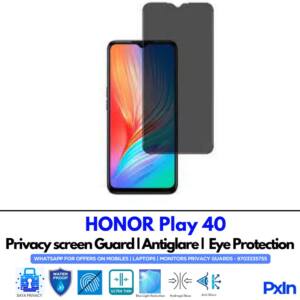 HONOR Play 40 Privacy Screen Guard