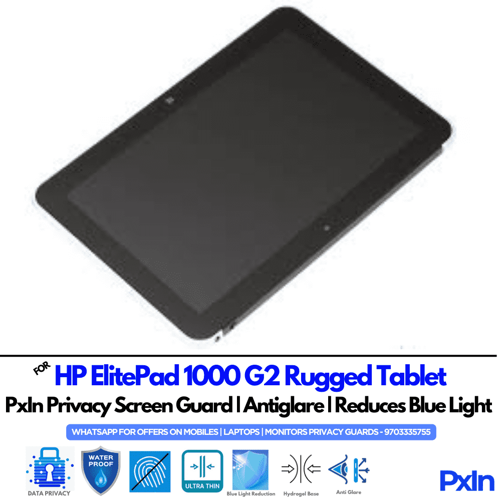 HP Elite Pad 1000 G2 Rugged Tablet Privacy Screen Guard