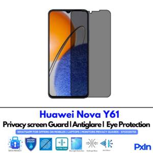 Huawei Nova Y61 Privacy Screen Guard