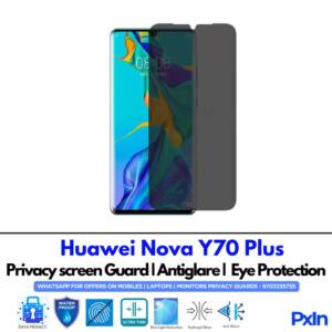 Huawei Nova Y70 Plus Privacy Screen Guard