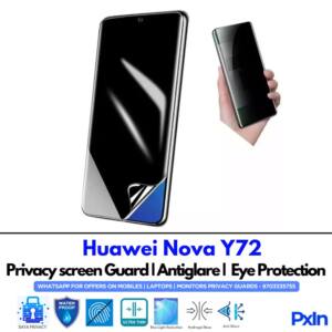 Huawei Nova Y72 Privacy Screen Guard