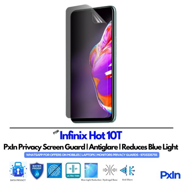 Infinix Hot 10T Privacy Screen Guard
