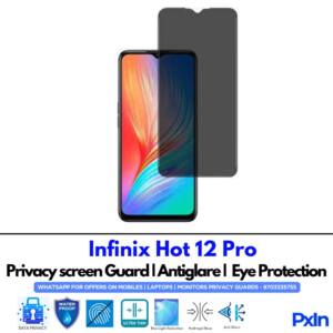 Infinix Hot 12 Pro Privacy Screen Guard