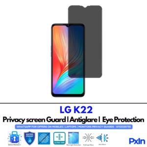 LG K22 Privacy Screen Guard