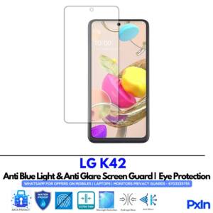 LG K42 Anti Blue light screen guards
