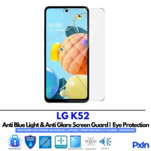 LG K52 Anti Blue light screen guards