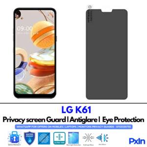 LG K61 Privacy Screen Guard