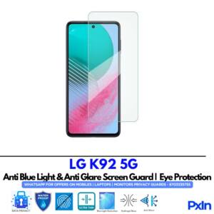 LG K92 5G Anti Blue light screen guards