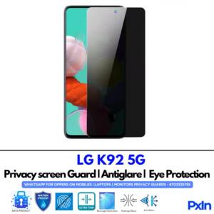 LG K92 5G Privacy Screen Guard