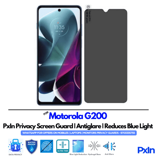Motorola G200 Privacy Screen Guard