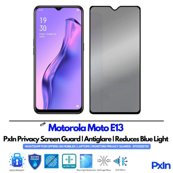 Motorola Moto E13 Privacy Screen Guard