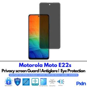 Motorola Moto E22s Privacy Screen Guard