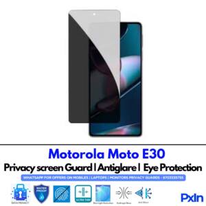 Motorola Moto E30 Privacy Screen Guard