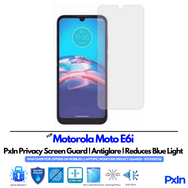 Motorola Moto E6i Privacy Screen Guard