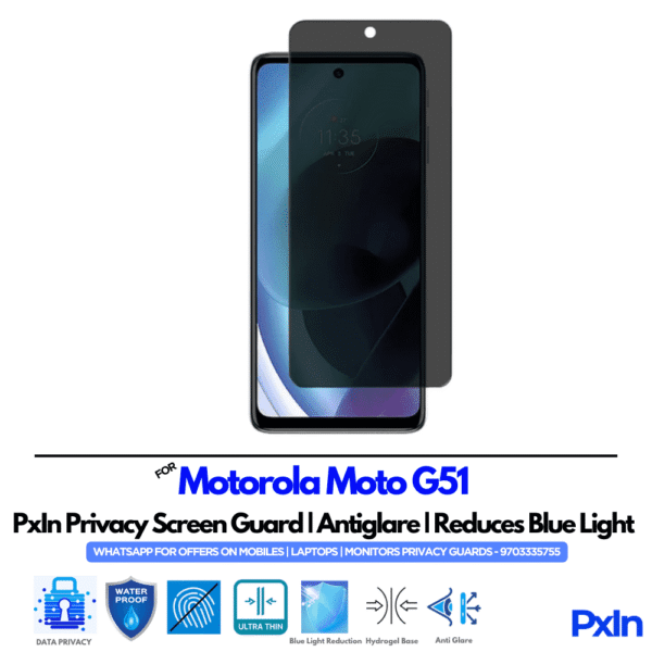 Motorola Moto G51 Privacy Screen Guard