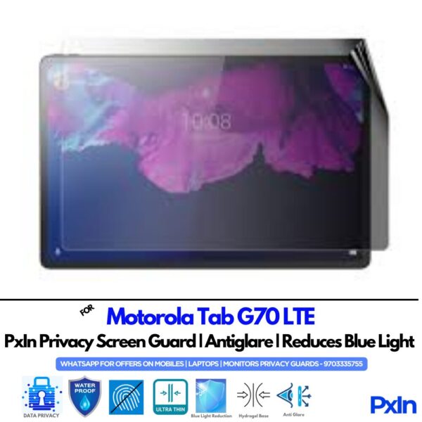 Motorola Tab G70 LTE Privacy Screen Guard