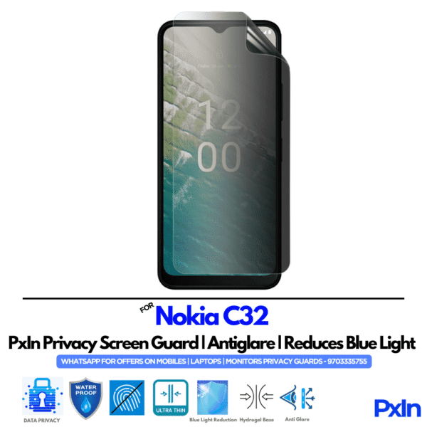 Nokia C32 Privacy Screen Guard