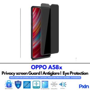 OPPO A58x Privacy Screen Guard