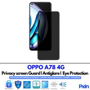 OPPO A78 Privacy Screen Guard