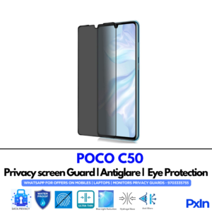 POCO C50 Privacy Screen Guard