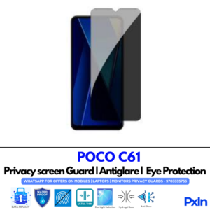 POCO C61 Privacy Screen Guard