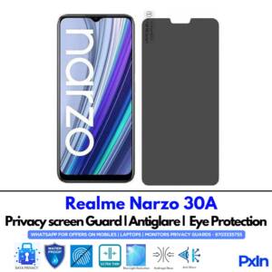 Realme Narzo 30A Privacy Screen Guard